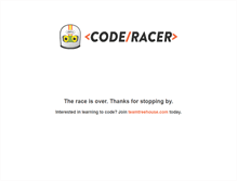 Tablet Screenshot of coderace.me